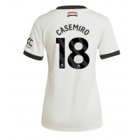 Camisa de time de futebol Manchester United Casemiro #18 Replicas 3º Equipamento Feminina 2024-25 Manga Curta